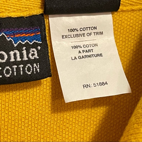 *FLAW* Men’s Patagonia Yellow/Gold Polo Shirt 👕 STYLE#52822 - Picture 12 of 17